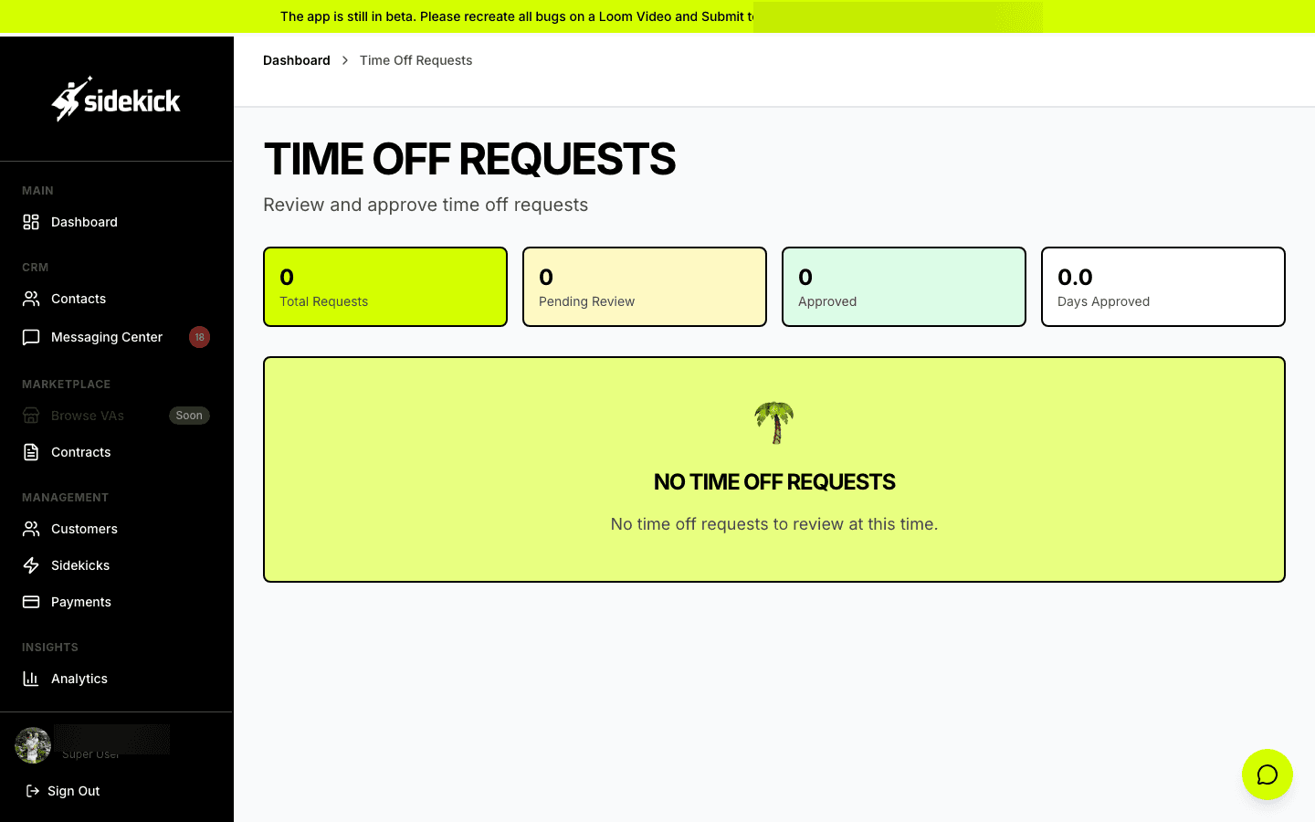 Time-off request management with approval workflows, balance tracking, and calendar integration - handling workforce scheduling at scale without spreadsheets or email chains.